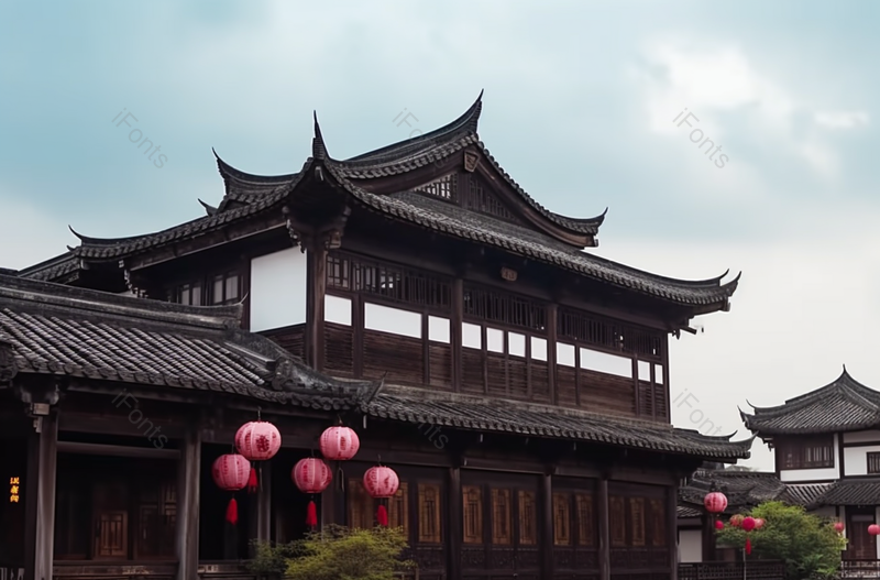 甘坑客家小镇阁楼摄影图,高清,摄影图,摄影图片,图片大全,摄影图免费下载